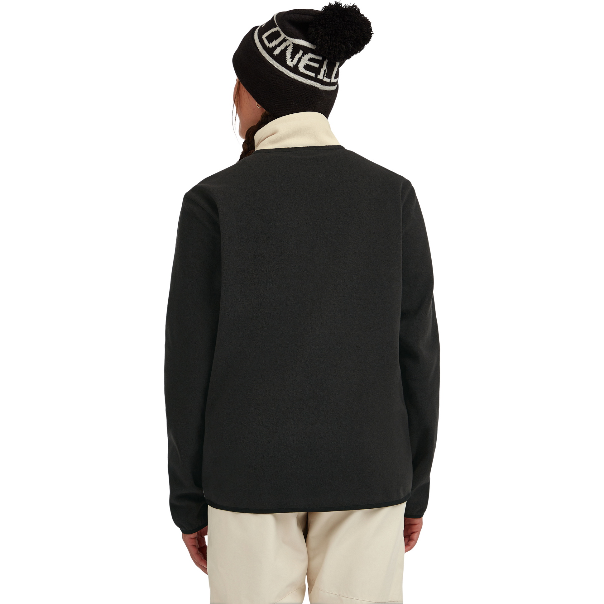 2025 O'Neill Frauen FWC'Cruz Triple Polartec Half Zip Fleece 1350080 - Black Out Colour Block
